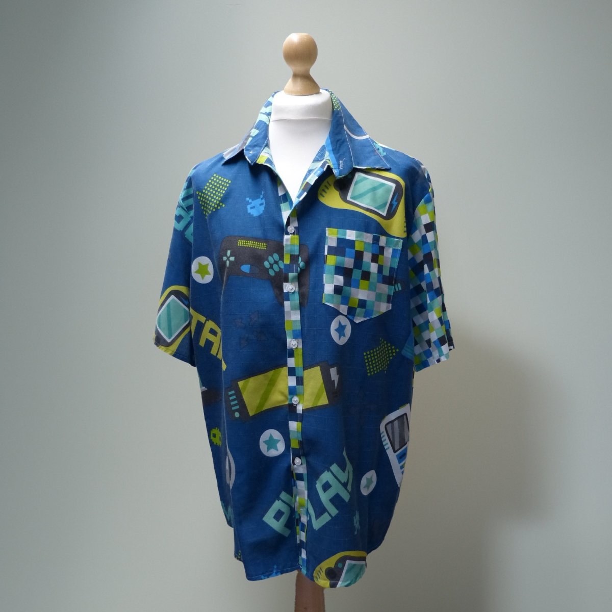 Game over Neck 20" chest 127cm /50" - Sew Revamp